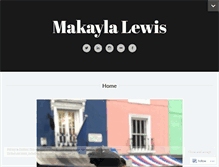 Tablet Screenshot of makaylalewis.co.uk